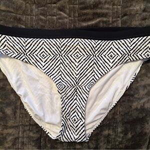 Calia by Carrie Underwood Swim Collection Wide Banded Bikini Bottom Sz Medium